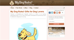 Desktop Screenshot of mydogrulez.com